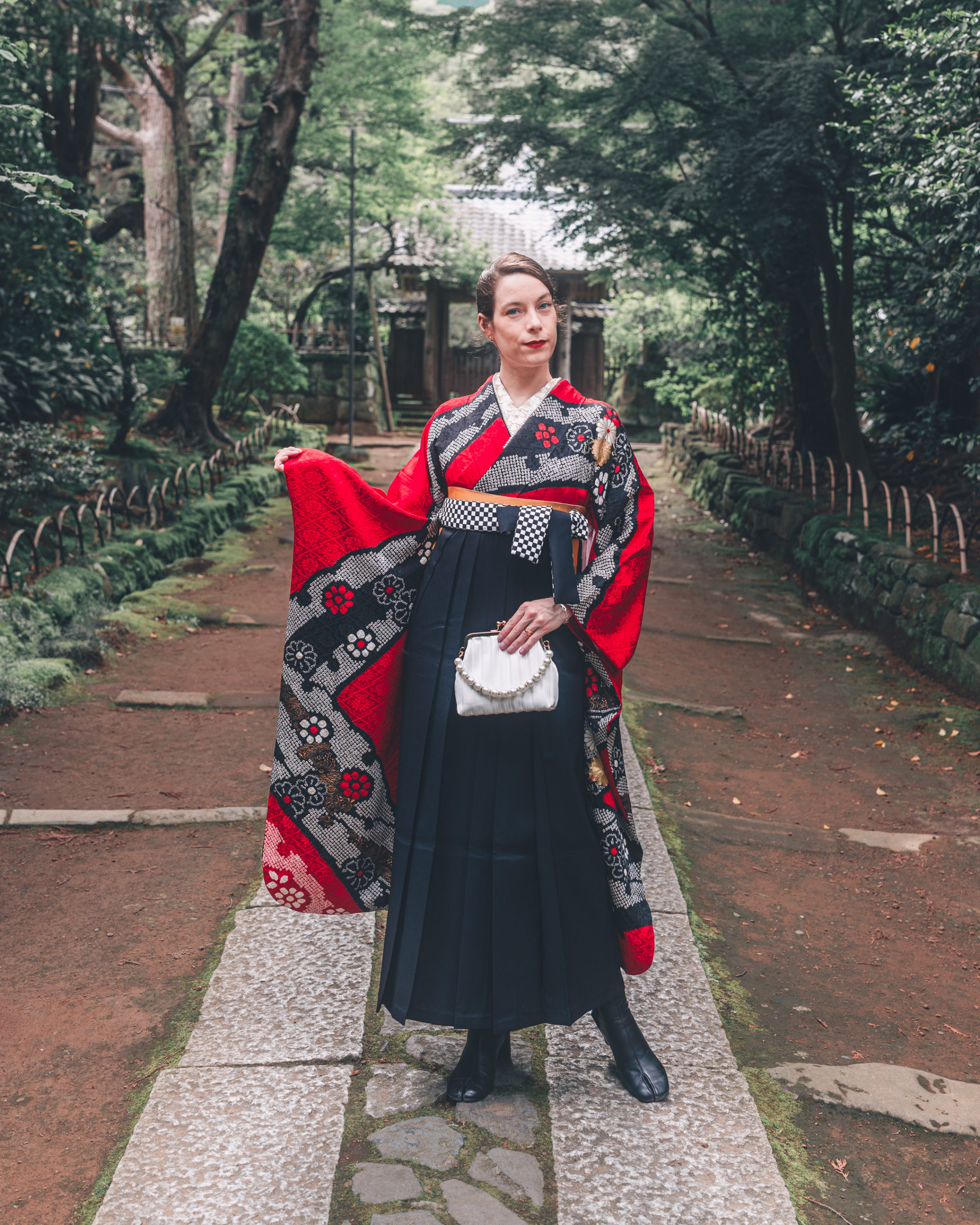 Calm atmosphere of authentic kimono experience