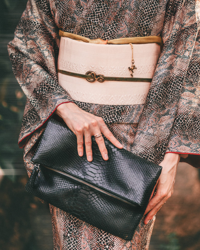 本格的な帯結びのディテール